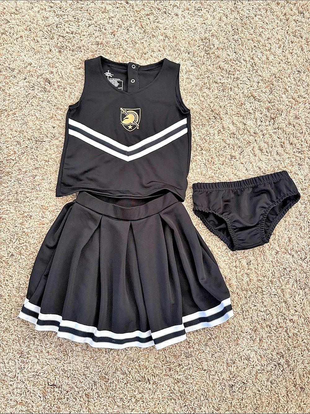 Army Black Knights Cheerleading Uniform Size 7